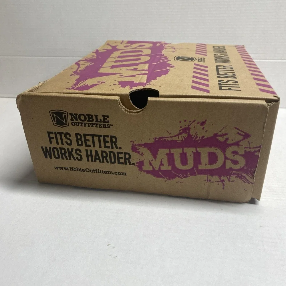 New Noble Outfitters Muds Booties Women's Size 7.5 Rubber Black/Purple #66003